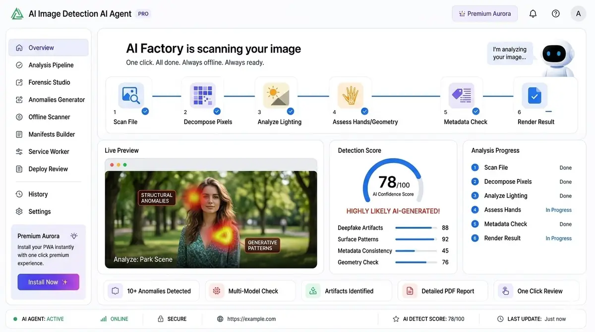 AI tech agent assistant — example of the AI tool dashboard software